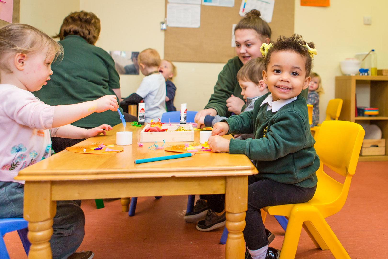 Toddlers at Acorns Nursery School Cirencester
