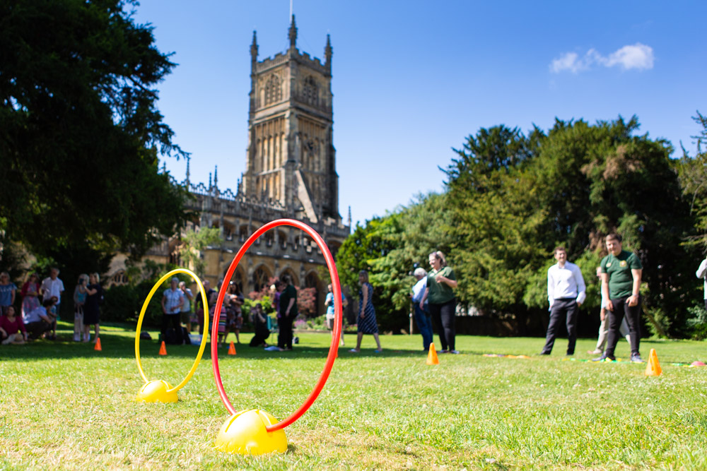 Photographs of Acorns Cirencester Pre-School Sports Day 2019