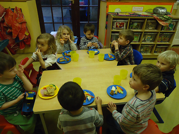 Chinese New Year food at Acorns Nursery School, Cirencester.